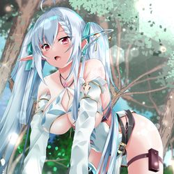 This is a pixiv picture whose title is エルフさんとダイスロールダンジョン17.