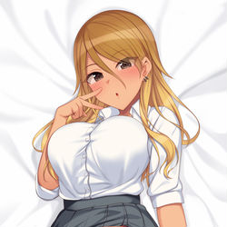 This is a pixiv picture whose title is 黒ギャル with ルーズソックス.