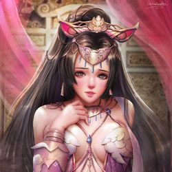 This is a pixiv picture whose title is Diaochan.