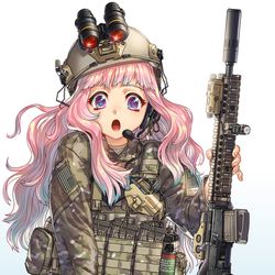 This is a pixiv picture whose title is デルタ少女.