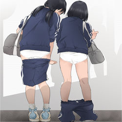 This is a pixiv picture whose title is なかよし.