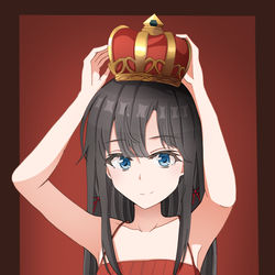 This is a pixiv picture whose title is 雪ノ下雪乃.