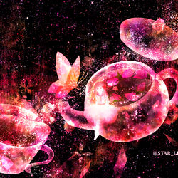 This is a pixiv picture whose title is ローズティー.