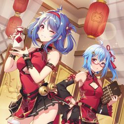 This is a pixiv picture whose title is 哔哩哔哩2019拜年祭.