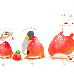 This is a pixiv picture whose title is いちご.