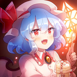 This is a pixiv picture whose title is スイーツレミリア！.