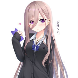 This is a pixiv picture whose title is ほしがりギャルＪＫ（LINE.