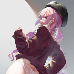 This is a pixiv picture whose title is おしり.