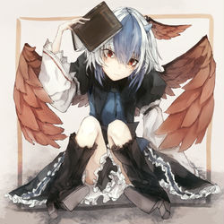This is a pixiv picture whose title is 名無しの本読み妖怪.