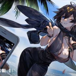 This is a pixiv picture whose title is 碧蓝航线 佐治亚.