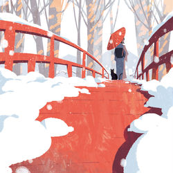 This is a pixiv picture whose title is 道に迷ったはずだった。.