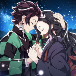 This is a pixiv picture whose title is 兄妹の絆.