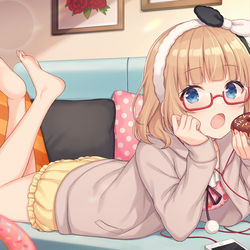 This is a pixiv picture whose title is 休日の過ごし方.