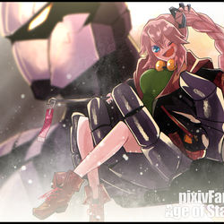 This is a pixiv picture whose title is 【PFAOS】鋼鉄巨影のクレモラ【アステラ】.