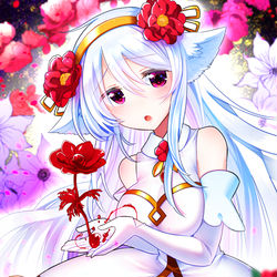 This is a pixiv picture whose title is 【PFAOS】血華の少女 セルレア【キシソノクア】.