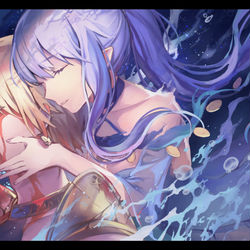 This is a pixiv picture whose title is 「あなたの旅に祝福を――」.