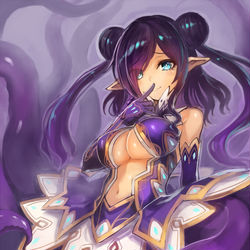 This is a pixiv picture whose title is 【PFAOS】シンエンの姫キュトス.