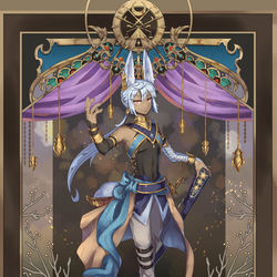 This is a pixiv picture whose title is 【PFAOS】銀砂の子イスマイル【ルナス】.