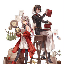 This is a pixiv picture whose title is 【PFAOS】商人のネモとオムニス.