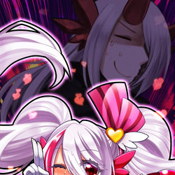 This is a pixiv picture whose title is 【PFAOS】マ美肉魔法少女アケリアちゃん.