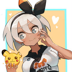 This is a pixiv picture whose title is ドーナツを食べるサイトウちゃん.