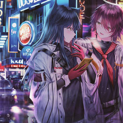 This is a pixiv picture whose title is 🚭.