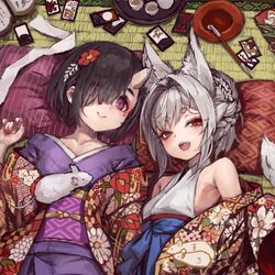 This is a pixiv picture whose title is 2020.