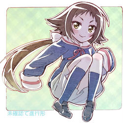 This is a pixiv picture whose title is 真白.