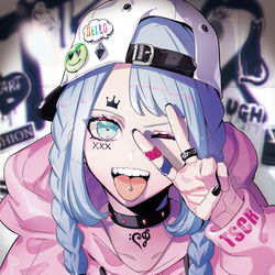 This is a pixiv picture whose title is べっ！.