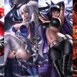 This is a pixiv picture whose title is RWBY.