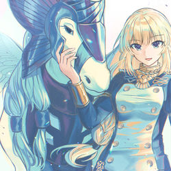 This is a pixiv picture whose title is イングリット.