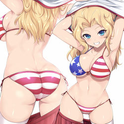This is a pixiv picture whose title is ビキニおケイ.