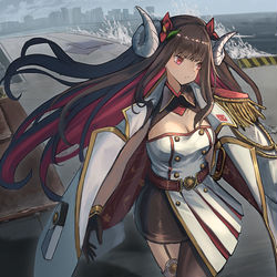 This is a pixiv picture whose title is 駿河.