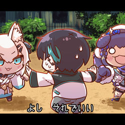 This is a pixiv picture whose title is じゅらしっくぶるーず.