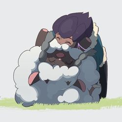 This is a pixiv picture whose title is ホップ……….