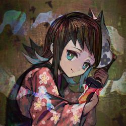 This is a pixiv picture whose title is 「-一往深情の少女- 真菰」【メイキングあり】.
