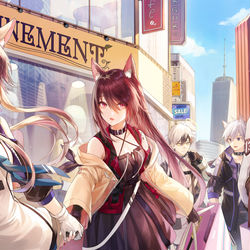 This is a pixiv picture whose title is ショッピング.