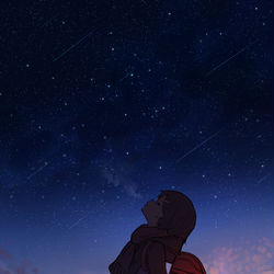 This is a pixiv picture whose title is 帰り道.