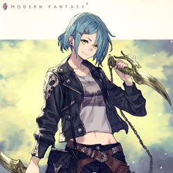 This is a pixiv picture whose title is Modern Fantasy+  6.