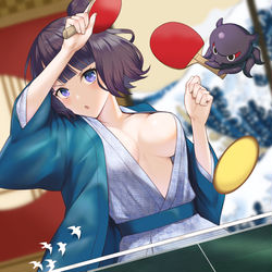 This is a pixiv picture whose title is 閻魔亭ピンポン.