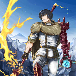 This is a pixiv picture whose title is 【PFAOS】炎尖のランブレン【ハイペリア】.