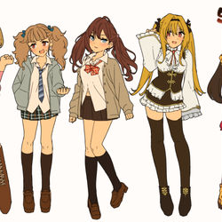 This is a pixiv picture whose title is ツインテールに幸運を.
