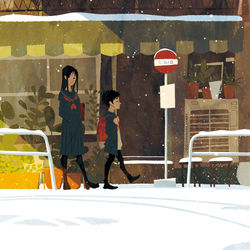 This is a pixiv picture whose title is 午後は休校になるかもだってさ。.