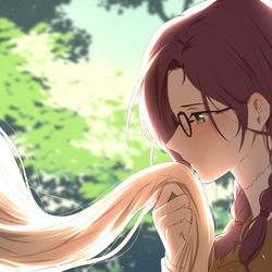 This is a pixiv picture whose title is 届かない恋.