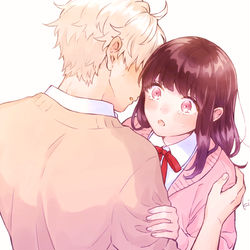 This is a pixiv picture whose title is 「　」.