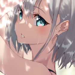 This is a pixiv picture whose title is ・・なんかついてる？.