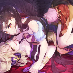 This is a pixiv picture whose title is 君はそこで見ていなさい.