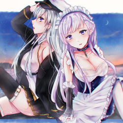 This is a pixiv picture whose title is 🚢推しcp🚢.