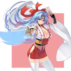 This is a pixiv picture whose title is 退魔巫女さん.