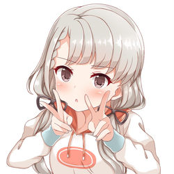 This is a pixiv picture whose title is ダブピ凪ちゃ.